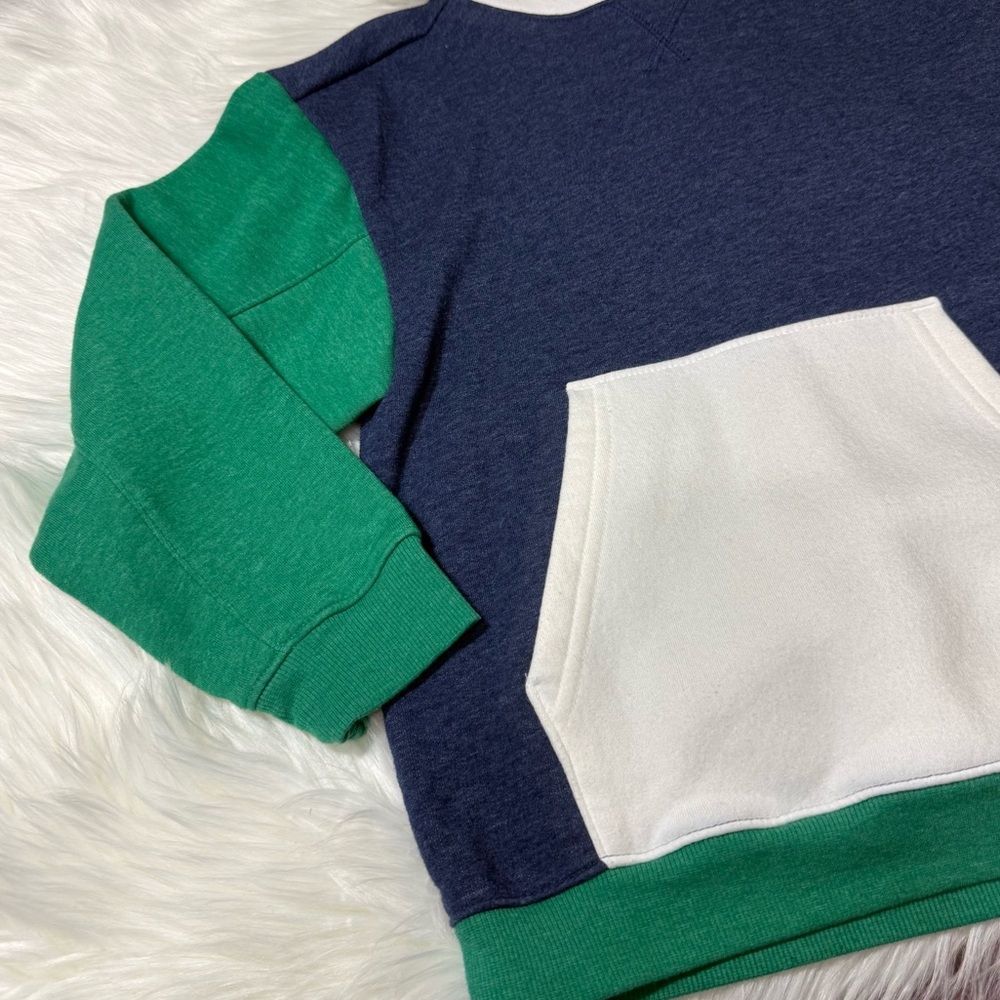 Cat & Jack Colorblock Pullover Hoodie Sweatshirt - Boys Size Small (6/7) - Picture 5 of 14